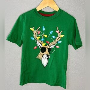 Holiday Time Christmas Lights Holiday Kids T-Shirt Reindeer